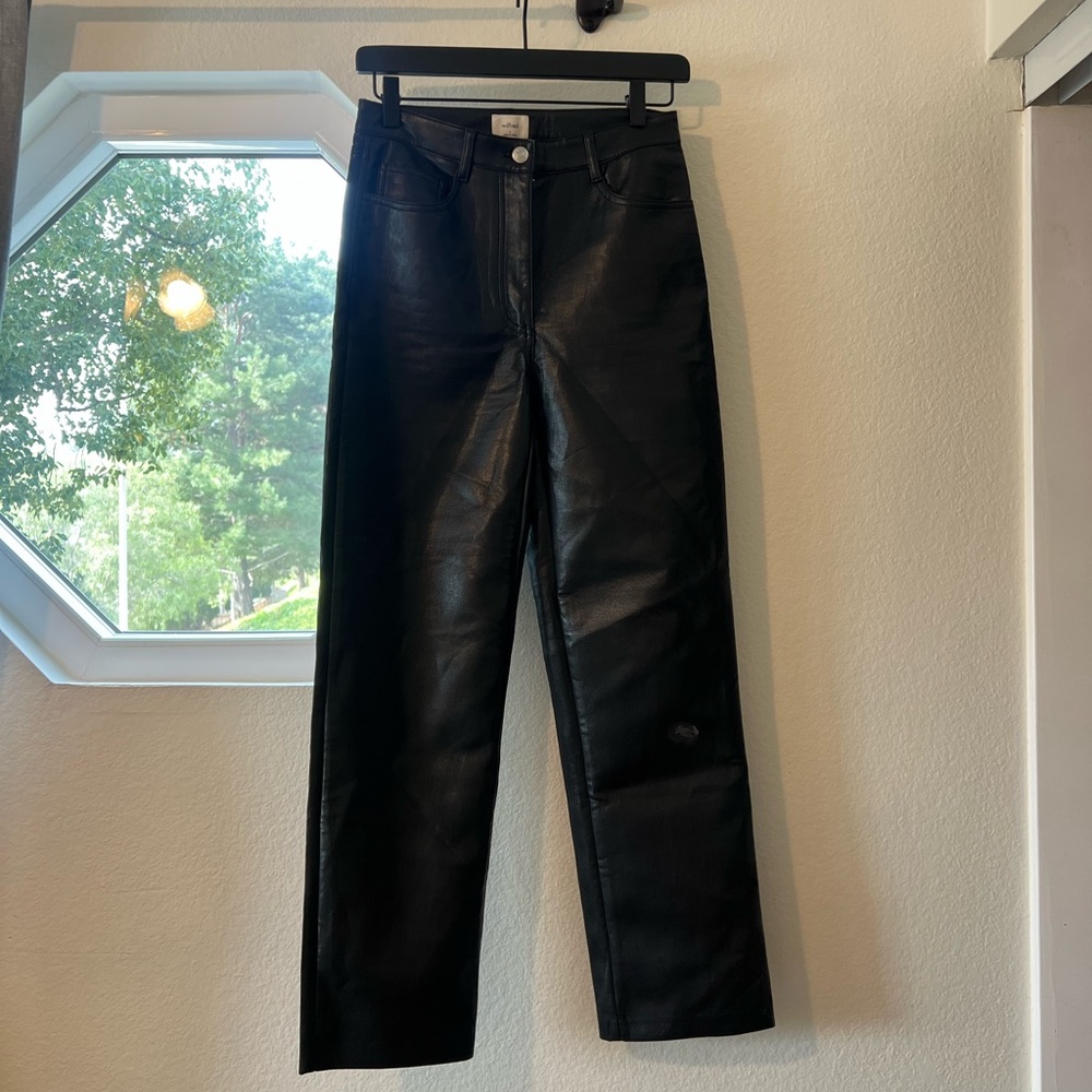 Wilfred Leather Pants from Aritzia